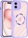 Techsuit Hoesje geschikt voor Apple iPhone 16 - ColorVerse 360 Case met Screenprotector - Geschikt voor MagSafe - Paars