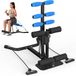 Merkloos Squatmachine Squatmachine - Thuis squattrainer - 3 weerstandsniveaus - Bil- en beentraining - Voor krachttraining