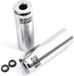 BMX Pegs Grinden - CNC Gedraaid HiTen Staal - 110mm Lengte 37mm Diameter - Argent