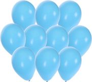 Bellatio Decorations ballonnen - 30 stuks - lichtblauw - 27 cm