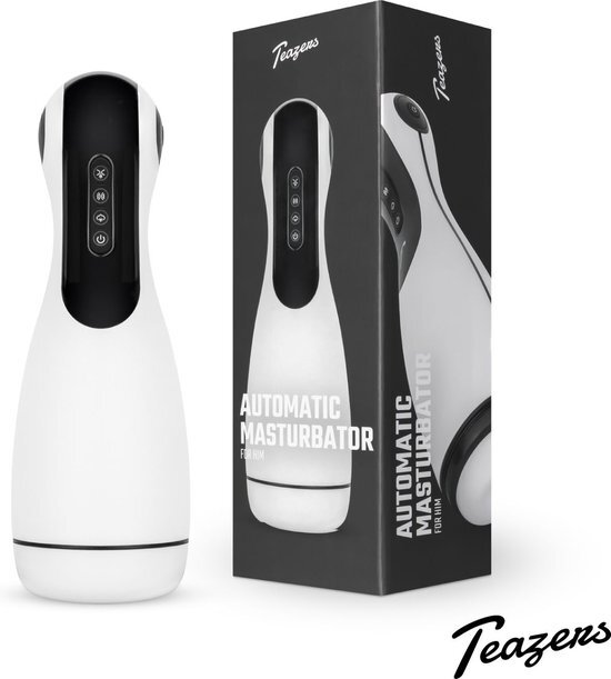 Teazers - Automatische Masturbator - Oplaadbaar - Sex Toys voor Mannen - Masturbator voor Man - Masturbators - Wit