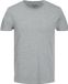 Jack & Jones T-shirt Jjebasic O-neck Tee S/s Noos 12058529 Light Grey Melange Mannen Maat - XS