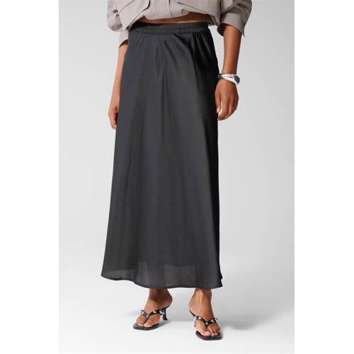 Shoeby midi rok - zwart