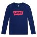 Levi's Kids Batwing T-shirt Lange Mouwen Blauw Katoen Meisje 16 Jaar