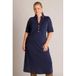 Yest Curve jurk met kraagje Plus Size - donkerblauw