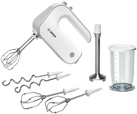 Bosch MFQ4075DE Hand Mixer - 550W - Silver/White