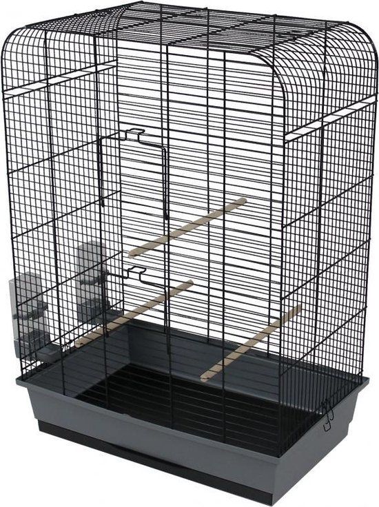 Duvo+ Nina Vogelkooi - Zwart - 54 x 34 x 75 cm