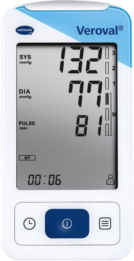 Veroval ECG- en bloeddrukmeter - Volautomatisch - Meet hartritmestoornissen