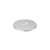 Dekora - Zilveren Ronde Hard Kartonnen Taartbodem Ø 20cm, Hoogte 1.2cm