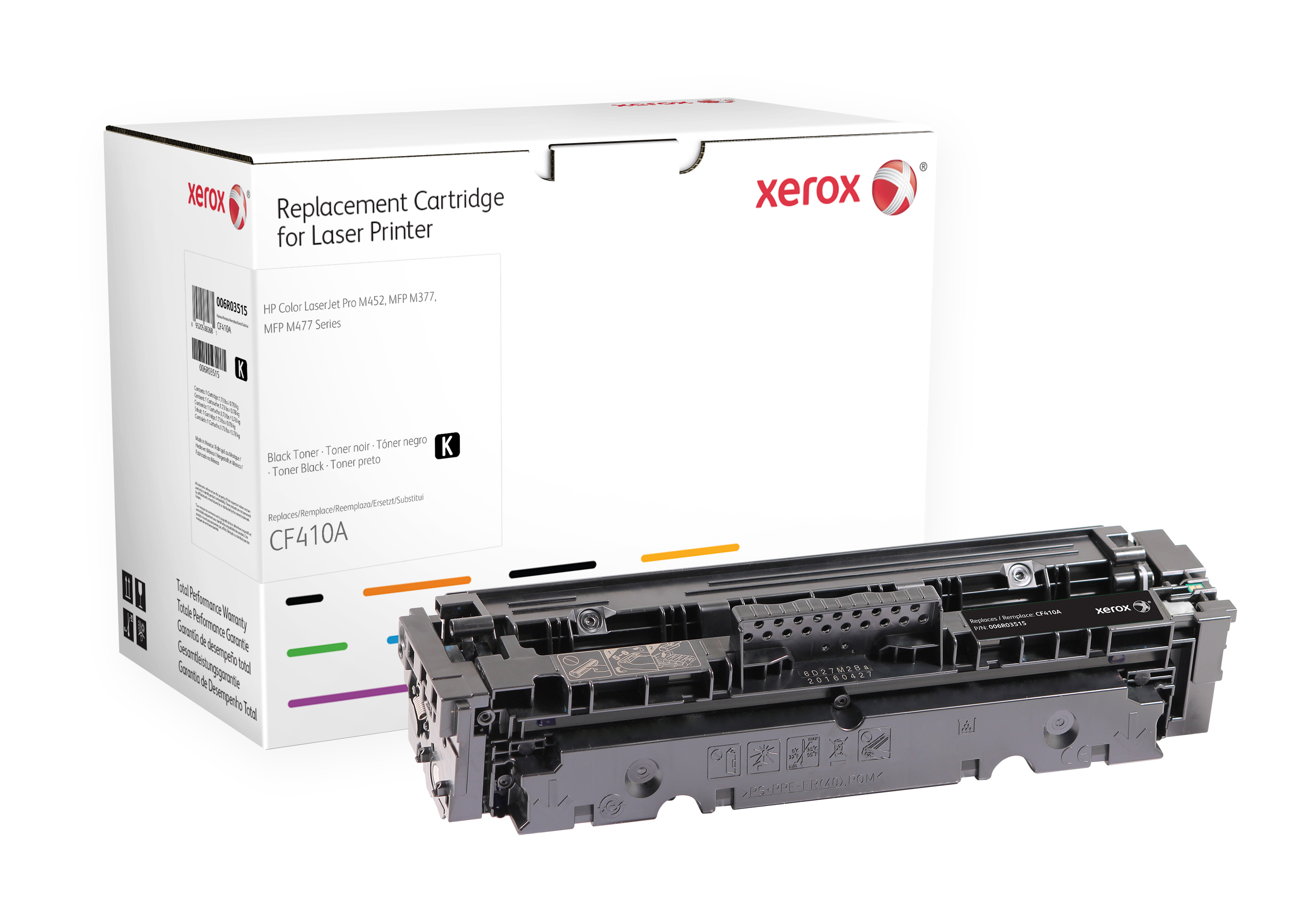 Xerox Zwarte toner cartridge. Gelijk aan HP CF410A. Compatibel met HP Color LaserJet Pro MFP M477, LaserJet Pro MFP M377, Pro M452