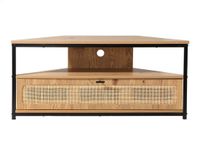 CaliCosy Hoek-TV-meubel 1 deur met rotan webbing L100 cm - JAYA