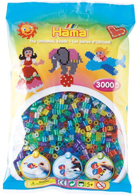 Hama Strijkkralen Glitter '3000 Stuks'