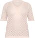 KAFFE CURVE KAFFE Vrouwentrui Curve Loura Ronde Hals Korte Mouw Polyester Lotus Melange M