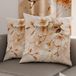 PETTI Artigiani Italiani - Paar kussenslopen 60 x 60 cm van microvezel, decoratief kussen voor slaapkamer, bank, woonkamer, set van 2 kussenslopen, bloemenpatroon 12, 100% Made in Italy
