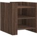 Table de chevet chêne marron 45x50x50 cm bois d’ingénierie