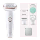 Braun Silk-épil 9 SkinSpa 9-080 Roségoud, Wit