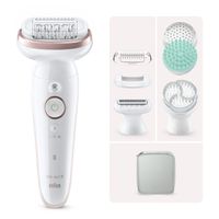 Braun Silk-épil 9 SkinSpa 9-080 Roségoud, Wit