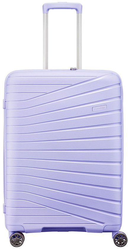 Travelbags The Vibe 4-wiel Trolley 65 cm - Uitbreidbaar 72/83 liter - lilac