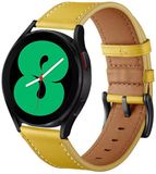 By Qubix Qubix - Leren Smartwatch Bandje voor Garmin Venu 4 (45mm) - 22mm - Geel