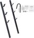 VEVOR Grastrimmerhouder Onkruidvreterframe Verticaal Max. Laadvermogen 30 Kg (3 Sleuven) / 10 Kg (1 Sleuven) Grastrimmer Trimmerstandaard voor uw Tuin- en Landschapsbehoeften
