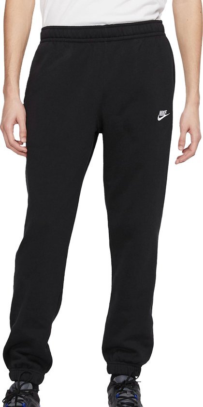 Nike Nsw Club Pant Cf Bb Heren Sportbroek - Black/Black/(White) - Maat S