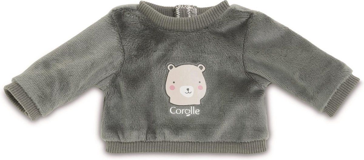 Corolle Mon Grand Poupon - 36cm Sweater Beer - Grijs