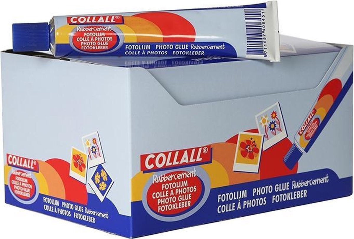 Collall Fotolijm 100 ML 1 display á 12 STUKS.