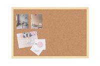 Bi-Office Kurkplaat, MDF-frame pastelgeel, 60 x 40 cm