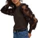 Jacqueline de Yong Pull Jdyfairview Life L/s Sweat Jrs Noo 15220558 Coffee Bean Femme Taille - L