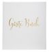 Exacompta 47235B Gastenboek Hardcover Goud Wit 140 Pagina's 190x210mm Frankrijk