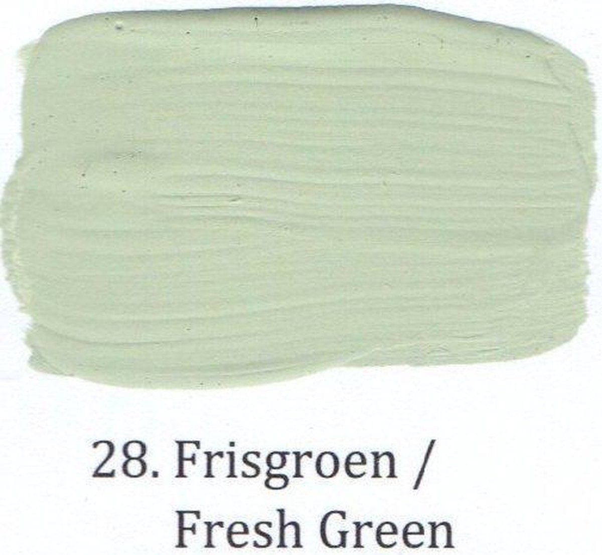 L'Authentique Matte muurverf 1 ltr - 28 Frisgroen - 8718686108034