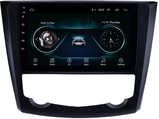 BG4U Navigatie radio Renault Kadjar 2016-2017, Android 8.1, 9 inch scherm, GPS, Wifi, Mirror link, Bluetooth Merk