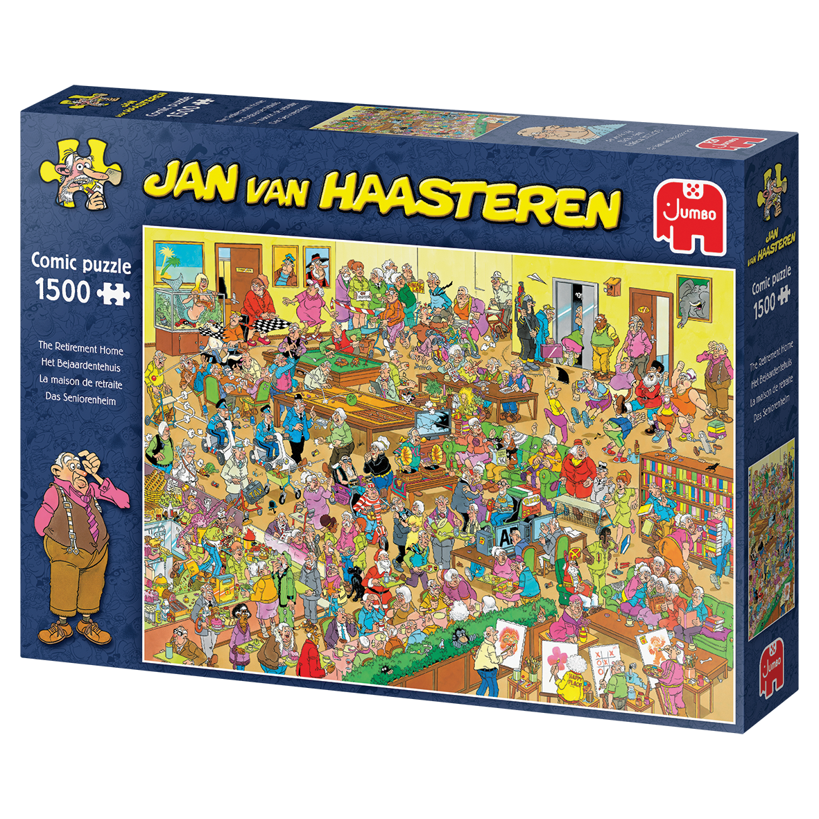Jumbo Jan van Haasteren Het Bejaardentehuis 1500 stukjes - Legpuzzel voor volwassenen