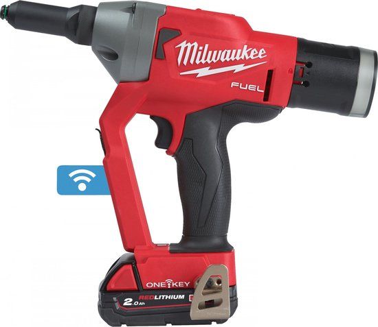 Remachadora Milwaukee M18 FUEL™ ONE-KEY™ Accu Blindklinknageltang 18V 2.0Ah Li-Ion