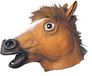 Ciao Hello 30168 Latex Paardenmasker, bruin