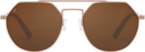 Serengeti SS533001 Shelby Zonnebril - Dames - Heren - Goudkleurig - Gepolariseerd