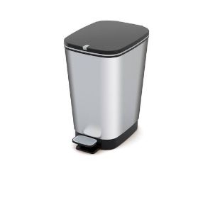 KIS Chic Bin - Pedaalemmer - 30 Liter - Zwart/RVS