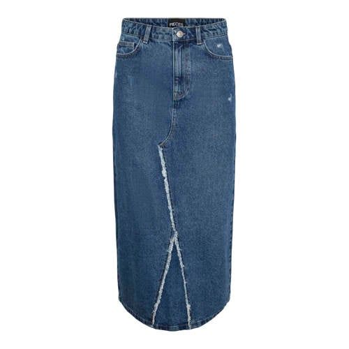 PIECES PCALFI Spijkerrok Medium Blue Denim