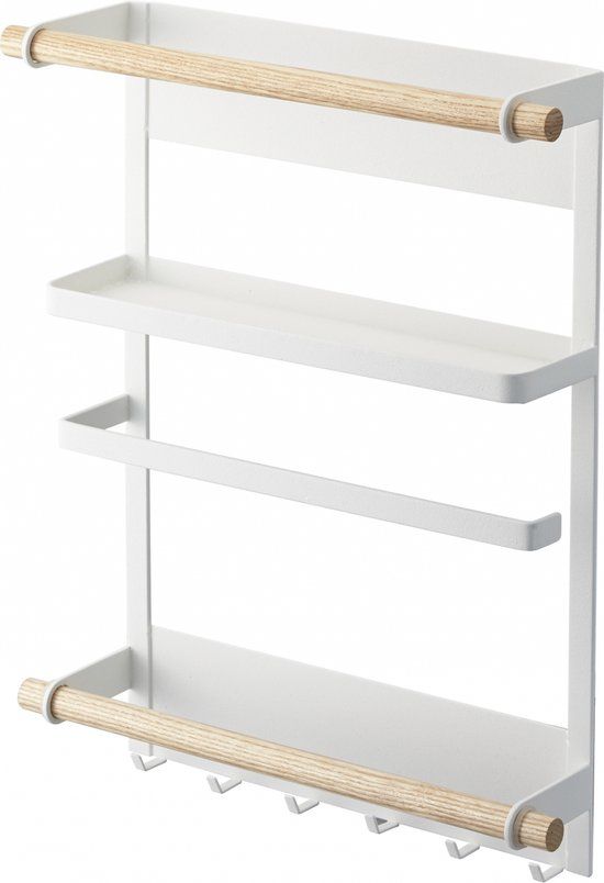 Yamazaki Magnetisch Keukenrekje Koelkast Tosca - Wit