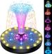 Merkloos / Sans marque JiangMenShi JuTai Pump Industry Co., Ltd. 60 LED-verlichting Solar Fontein met Spuitkop - ideaal voor in de tuin