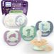 Philips Avent Ultra Soft Nighttime - 6 tot 18 maanden - Glow-in-the-dark fopspeen - 4pack - SCF094/08