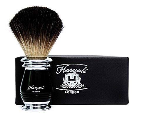 Haryali London Perfecte scheerborstel voor heren met zwart badger haar