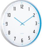 Karlsson Wandklok Sporty - Blauw - Ø40cm