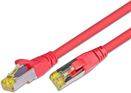 Wirewin S/FTP CAT6A 25.0m netwerkkabel Rood