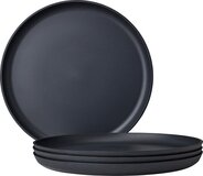 Mepal Silueta - Dinerbord - 4 stuks - Nordic Black - ø26 cm