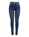 ONLY - ONLLULU HW SKINNY PUSH UP MAS090 BF DNM - Meisjes - Jeans - Dark Blue Denim - High Waist