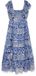 VERO MODA Zomerjurk 'VMAmazing' blauw / offwhite