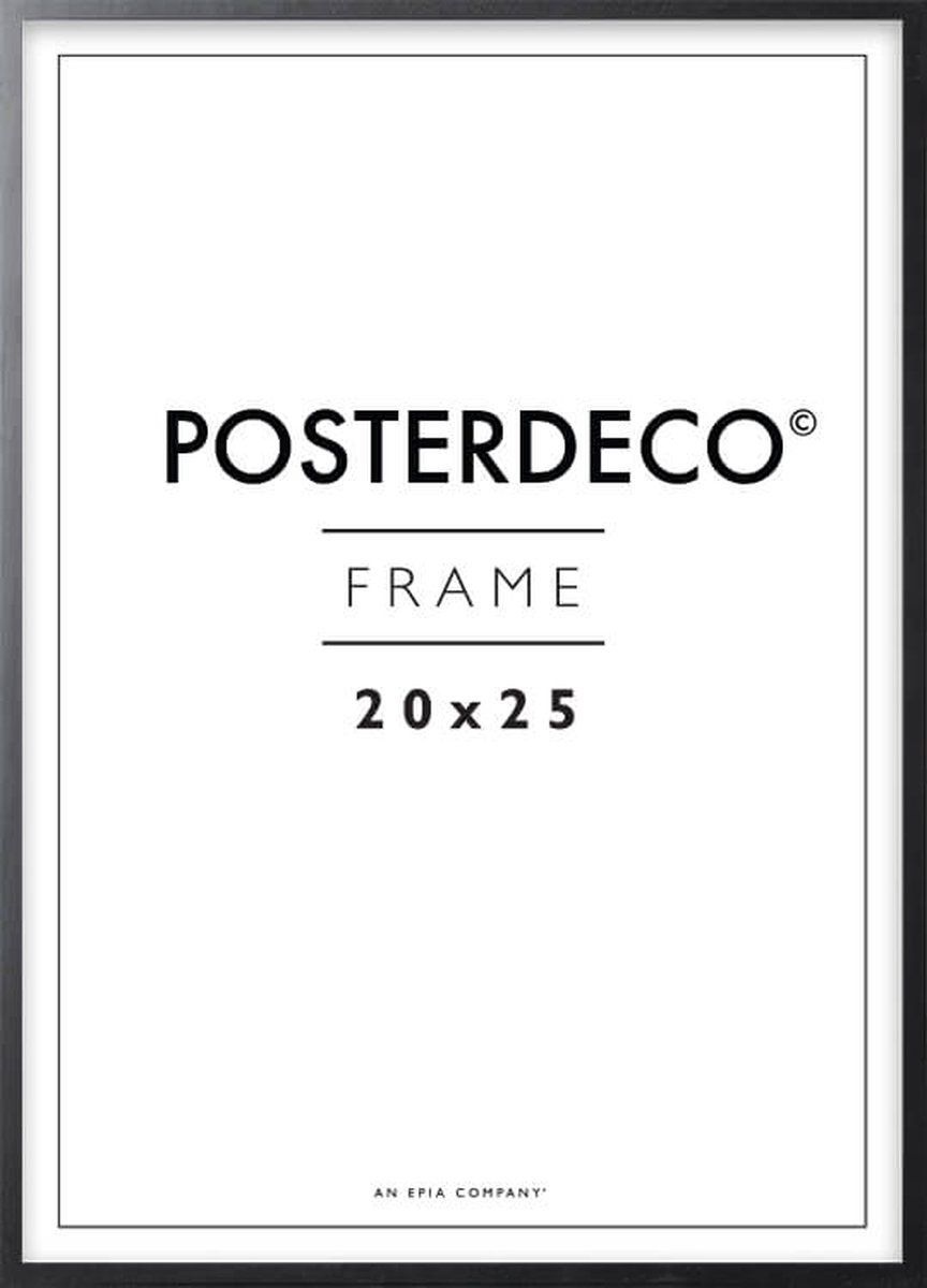 Posterdeco Fotolijst - 20x25 cm - Zwart - Premium Hout