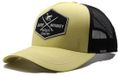 Surf Monkey Trucker Cap - 5 Panel - One Size - Organic Cotton - Black Lime