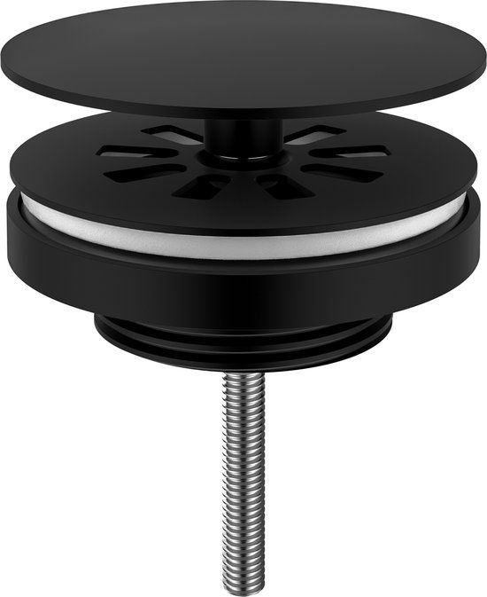 Dynamic Way fonteinafvoerplug RVS zwart
